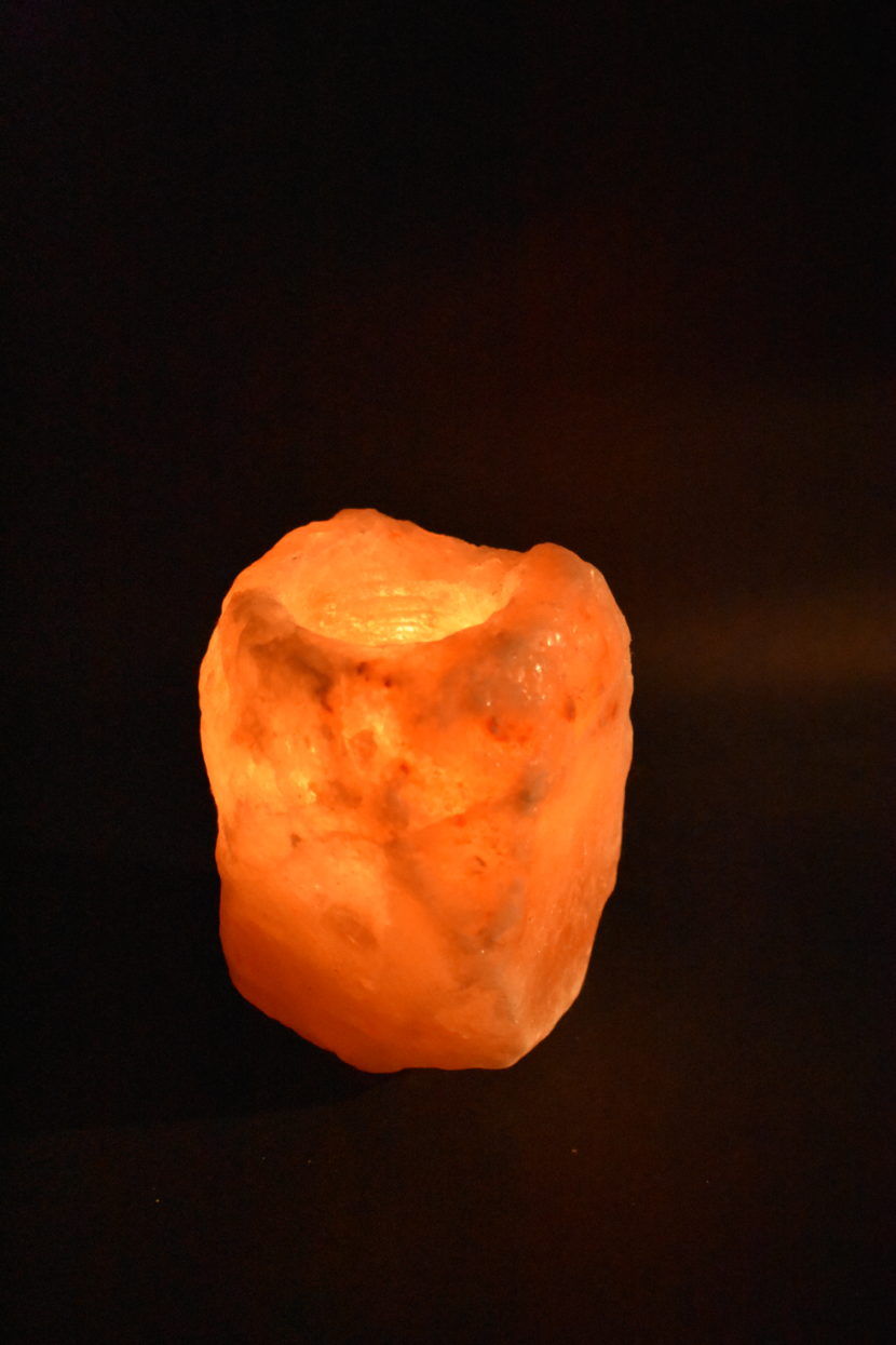 Salz-Teelicht – Natur