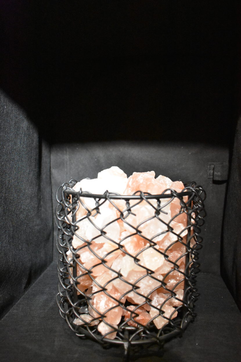 Salzlampe – Feuerkorb Metall – Bild 6