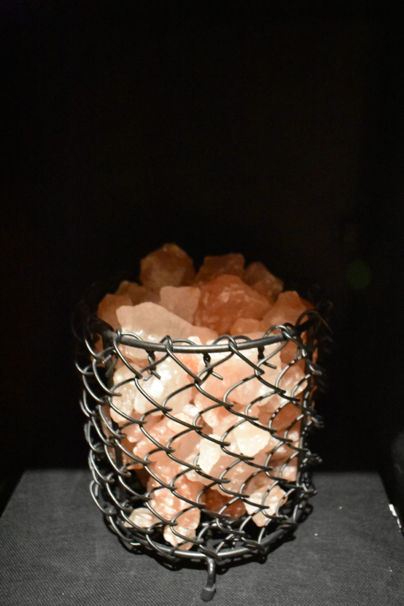 Salzlampe – Feuerkorb Metall – Bild 5