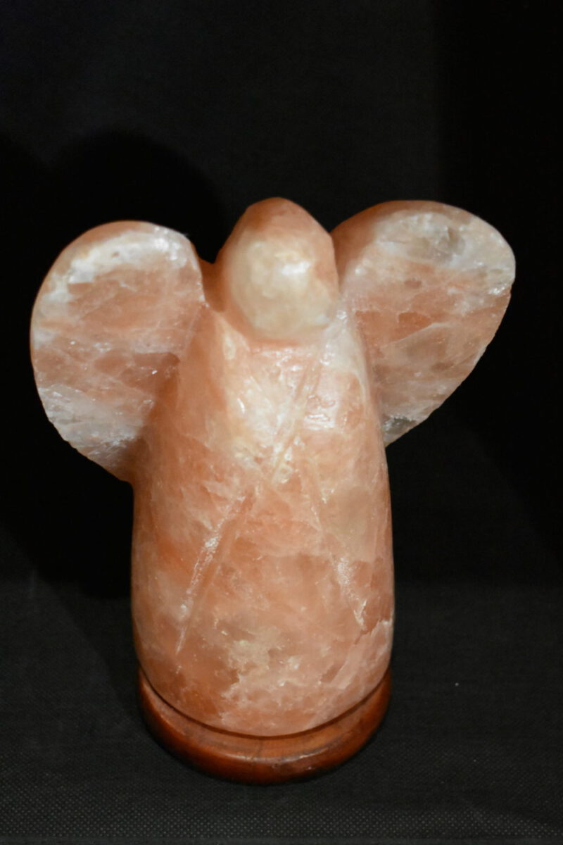 Salzlampe – Engel – Bild 3