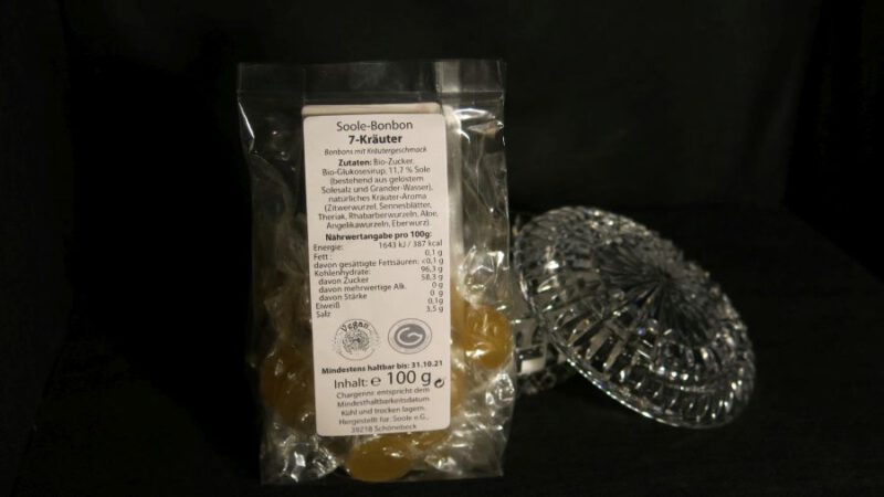 Salz-Bonbon-7 Kräuter Soole